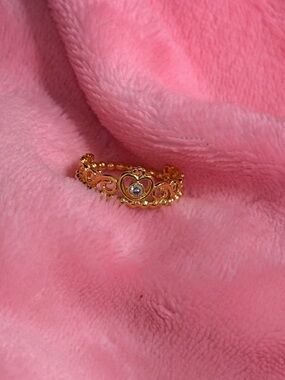 Pandora Women's Rose Gold Princess Tiara Ring size 9 new no box